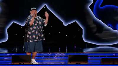 When I talked about stickers,
"We don't know nothin' about stickers, - Gabriel Iglesias: Stadium Fluffy