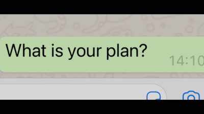 When I text him back,
my message wasn't receiving. - The Tinder Swindler