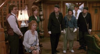 When I think I used to do banks - Noises Off