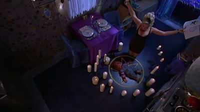 - When I thought of that
character with "Bride of - Living with Chucky