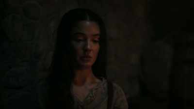 When I touched the woman's arm, - Mythica: Stormbound