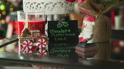 When I walked in to the bakery
for the first time, - Candy Coated Christmas