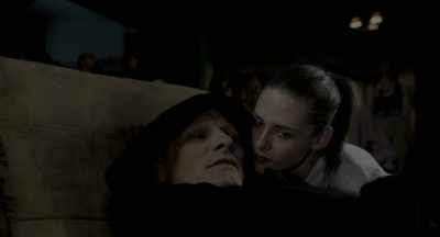 When I was watching
Caprice cut into you, - Crimes of the Future