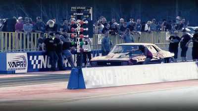 When I went to stage the car, - Street Outlaws No Prep Kings Team Attack