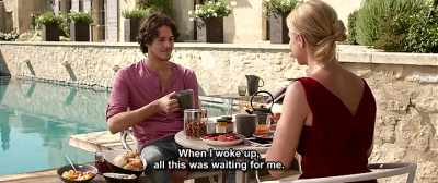 When I woke up,
all this was waiting for me. - Up for Love