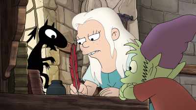 "When I was young, I overheard
a conversation between my father and--" - Disenchantment