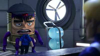 When I'm not chowin' down
on authentic hot beef sandwiches, - Marvel's M.O.D.O.K.