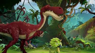♪ When in danger you just... Rrargh! ♪ - Gigantosaurus