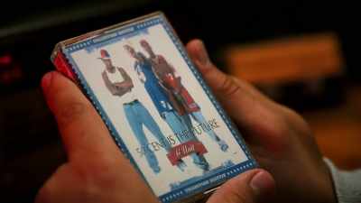 When it was done, we put,
like, the fake barcode, - Mixtape