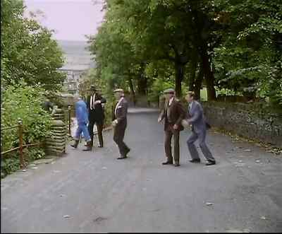 When Jessie gets her Gough back,
she'll soon reach out her hand. - Last of the Summer Wine