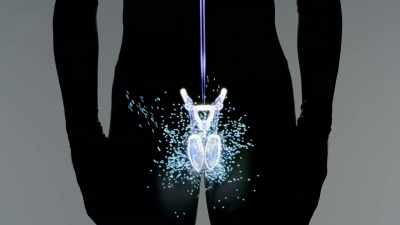 When light particles enter
the eye - Human: The World Within