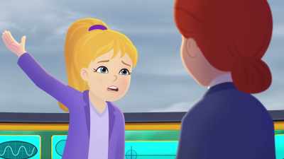 When lightning struck the Bus,
the power surge caused a rupture. - The Magic School Bus Rides Again: The Frizz Connection