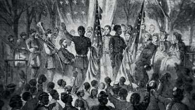‐ When Lincoln put out
the Emancipation Proclamation, - Grant