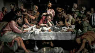 When you look at the
last supper in the gospels, - Creating Christ