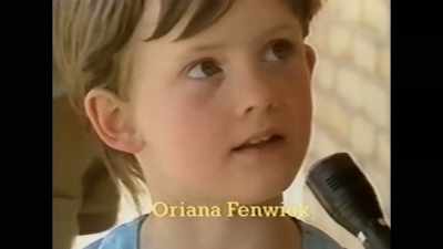 When you looked
at those children, - Ariel Phenomenon