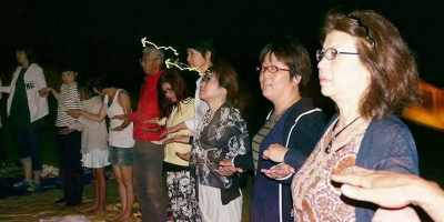 When we looked closer
at the photo here, - Close Encounters of the Fifth Kind