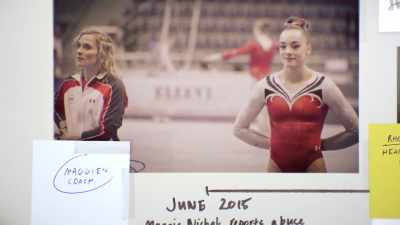When Maggie
Nichols tells her coach - Athlete A