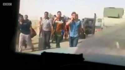 When news reached the base
that Isis had invaded Tikrit, - Once Upon a Time in Iraq