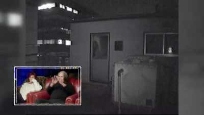 When he opens the door, - The Osbournes Want to Believe