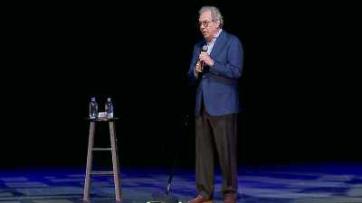 When you order your coffee
and say, - Lewis Black: Thanks for Risking Your Life