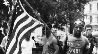 When people burn flags,
they got arrested
for inciting violence. - Mighty Ira