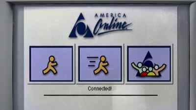 When people were dialed
up to online services, - Never Let Him Go