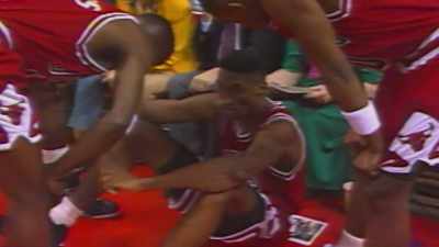 When Pippen didn't respond to that abuse, - The Last Dance