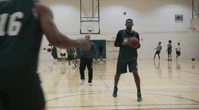 When you press him hard, sometimes
he doesn't know how to handle it. - Last Chance U: Basketball