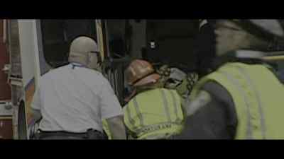 When they put me
into the ambulance, - American Manhunt: The Boston Marathon Bombing