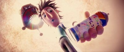 When it rains you put on a coat - Cloudy with a Chance of Meatballs