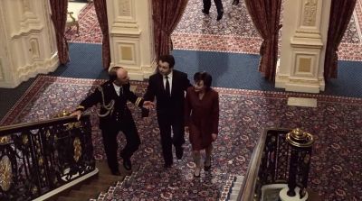When we reach the audience room - The Queen