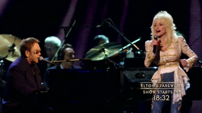 When you record with someone
you haven't met before or worked with before, - Elton John Live: Farewell from Dodger Stadium