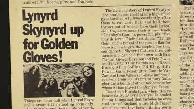 When Ronnie was drunk,
he was a strong one, man. - If I Leave Here Tomorrow: A Film About Lynyrd Skynyrd