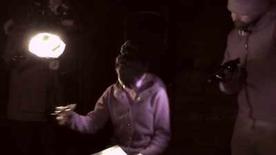 When we sat down to do
an EVP session, - Portals to Hell
