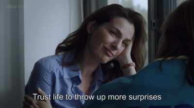 When she saw the extradition request - Hostages