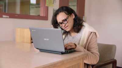 When she says, "What if you
could get into Stanford?" - Try Harder!