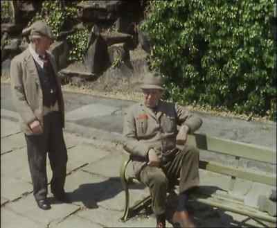 When seated, the hand
falls naturally to the purse. - Last of the Summer Wine