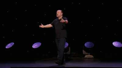 When you see
one of those documentaries on telly, - Ricky Gervais: SuperNature