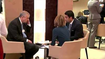 When we see Prince Andrew
in private jets, - Prince Andrew: Banished