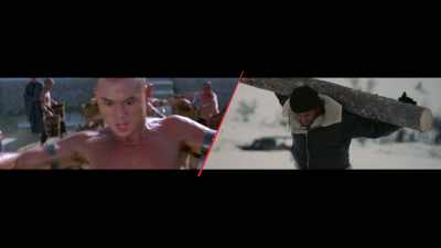 - When you see Rocky
doing a training montage, - Iron Fists and Kung Fu Kicks