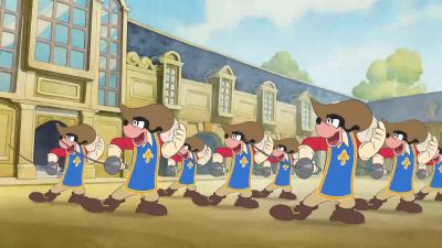 When they see the Musketeers - Mickey, Donald, Goofy: The Three Musketeers