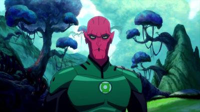 When you shape the light of your ring - Green Lantern: Emerald Knights