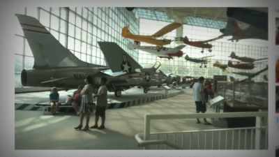 When she was up in Seattle,
we went to the Seattle Museum - Behind the Curve
