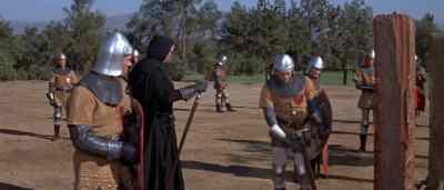 When Sir James gets that look
it means trouble. - The Black Shield of Falworth
