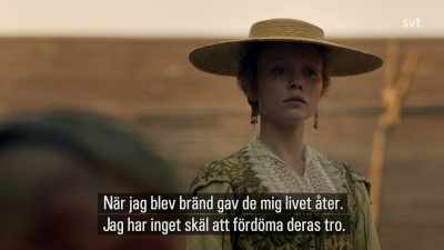When my skin was burnt, - Jamestown