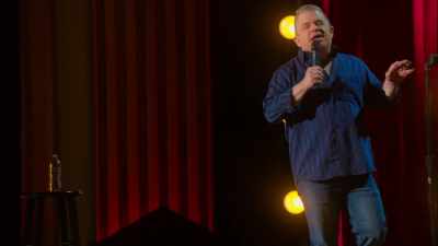 When we start getting old, our dicks
stop working, our hair goes gray, - Patton Oswalt: We All Scream