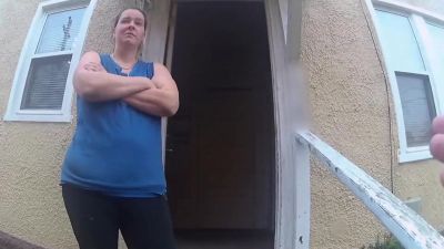 When she stated she got a phone call from someone - The Murder Tapes