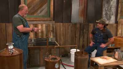 When that stuff runs out
on the floor, we don't know - Moonshiners: Master Distiller