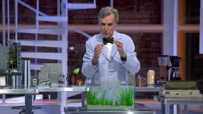 When sunlight reaches the surface, - Bill Nye Saves the World