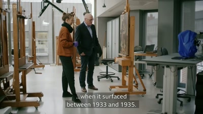 When it surfaced
between 1933 and 1935. - Close to Vermeer